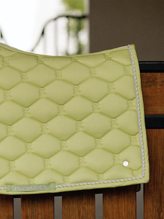 PSOS Dressage Saddle Pad Classic Cotton Seed Green