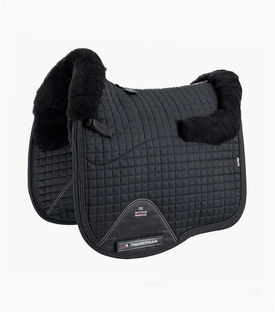 Close contact Merino Wool European Saddle Pad - Dressage Square Full Size