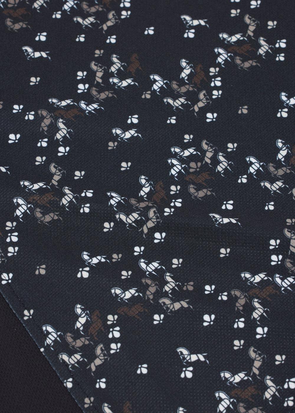 Kerrits Cool Core  Ice Fil In the Zone  LSleeve Print - Black Happy Herds