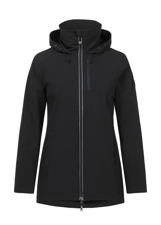 Kerrits Victory Lap WATERPROOF Shell Jacket Galaxy Blue Black
