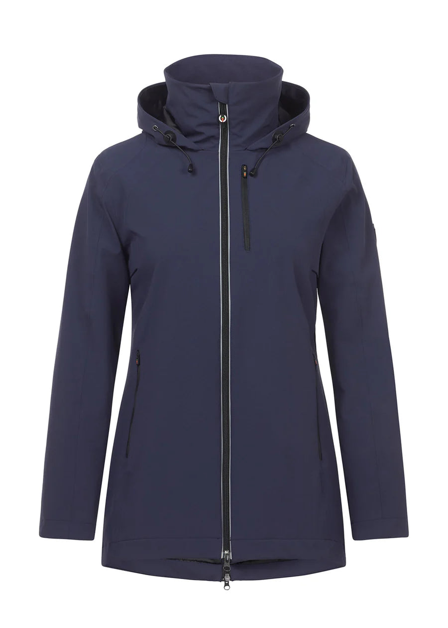 Kerrits Victory Lap WATERPROOF Shell Jacket Galaxy Blue Black