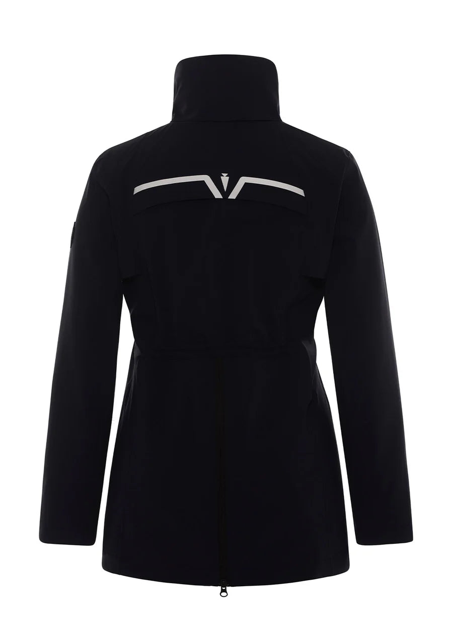 Kerrits Victory Lap WATERPROOF Shell Jacket Galaxy Blue Black