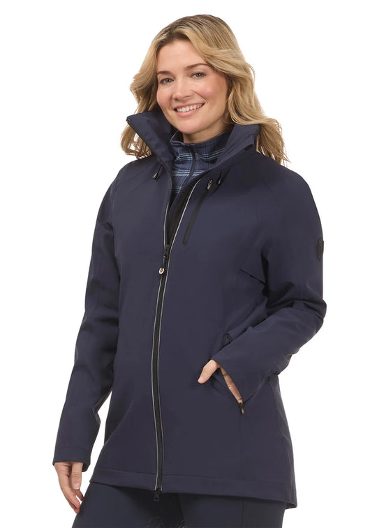 Kerrits Victory Lap WATERPROOF Shell Jacket Galaxy Blue Black