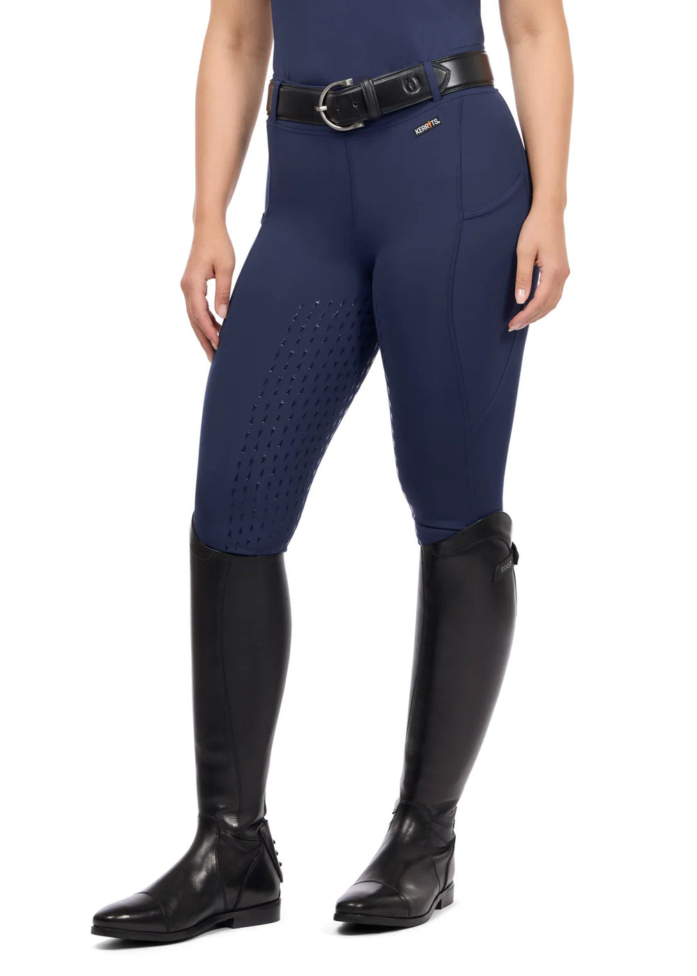Kerrits Cool Core Ice Fill Tech Tights Full Seat - Galaxy Blue