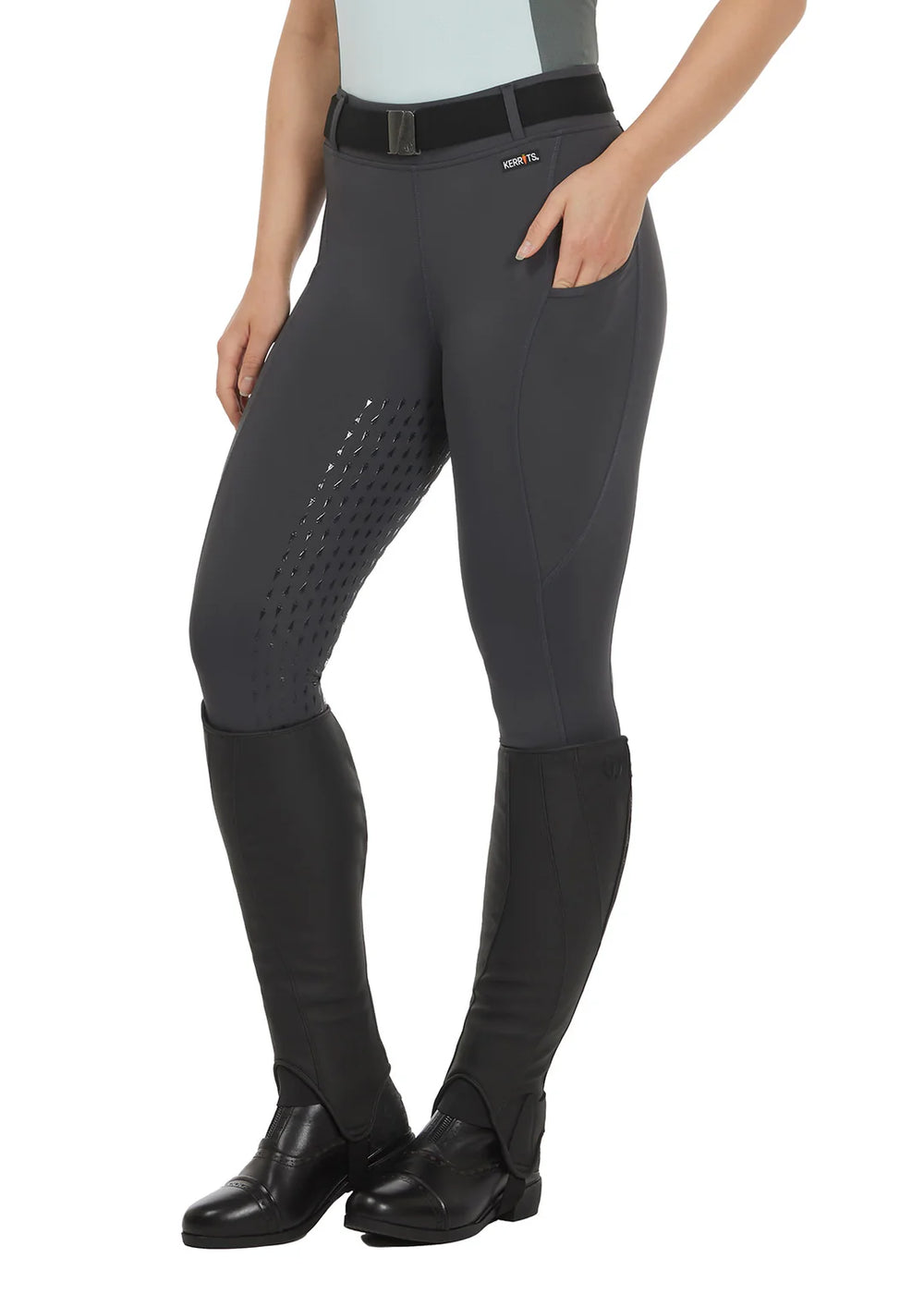 Kerrits Cool Core Ice Fill Tech Tights Full Seat - Pine