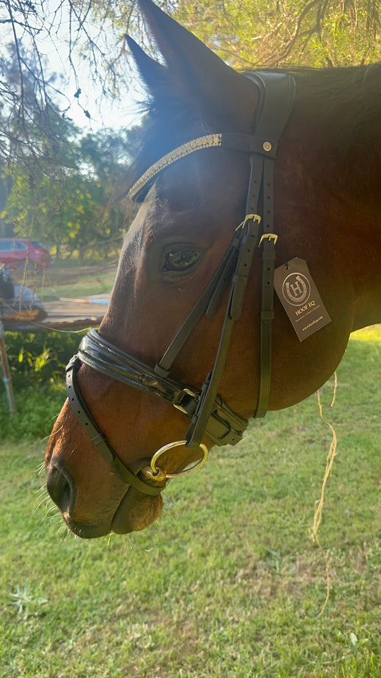 NEW Hoof EQ Grace Ergonomic Snaffle Bridle