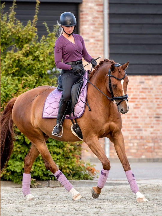 PSOS Dressage Saddle Pad Signature Purple Grape