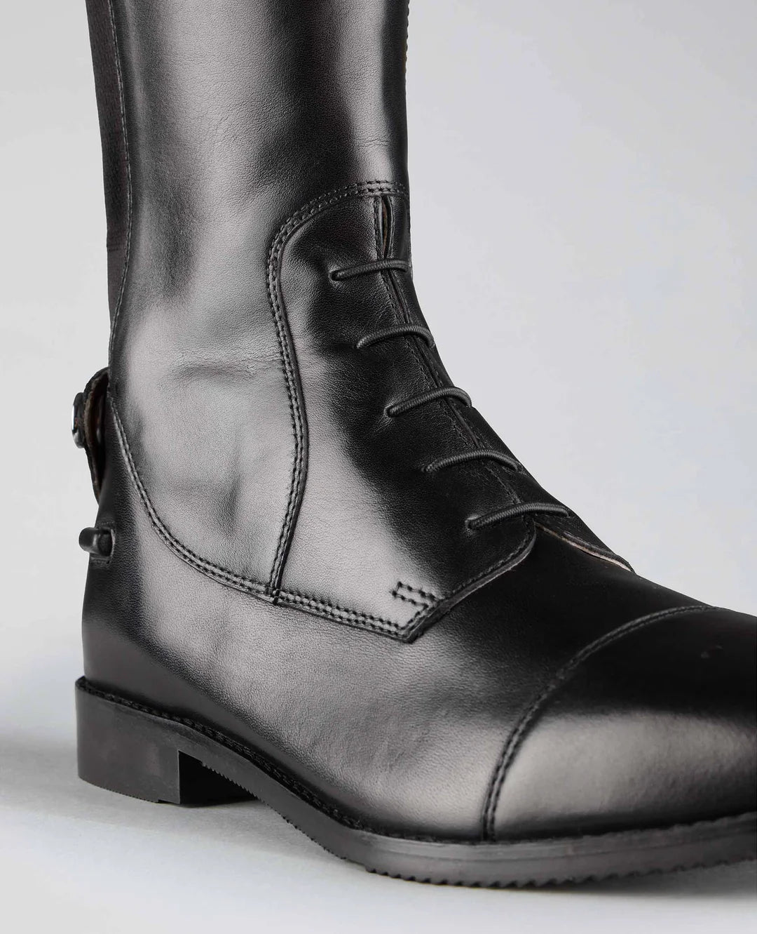 NEW! PE Vedetta Ladies Long Leather Field Tall Riding Boots Black