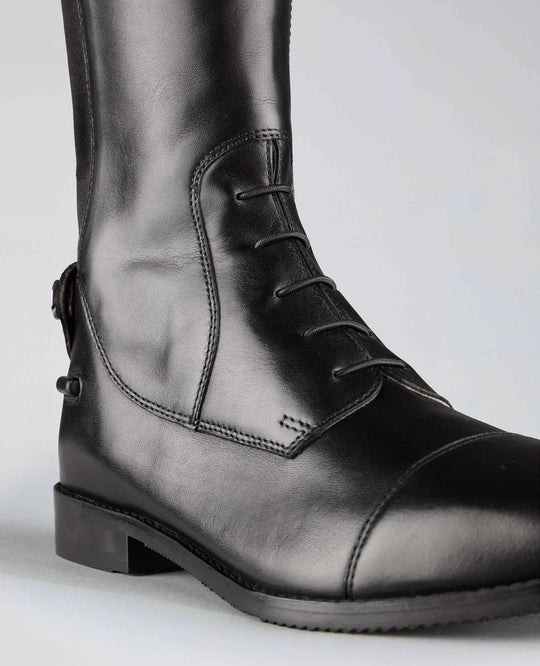 NEW! PE Vedetta Ladies Long Leather Field Tall Riding Boots Black