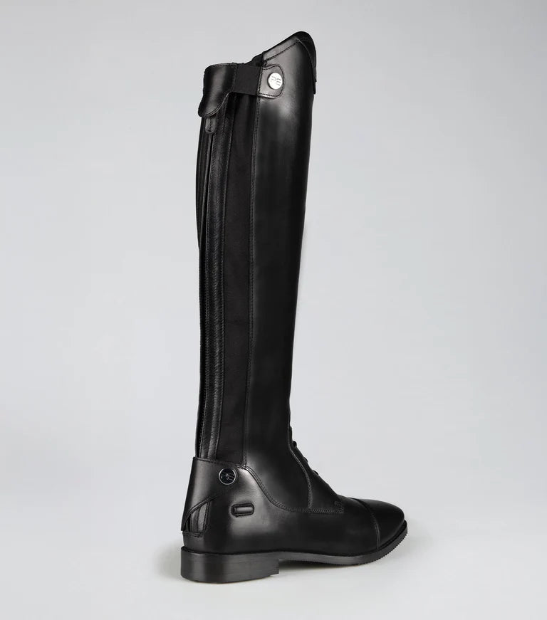 NEW! PE Vedetta Ladies Long Leather Field Tall Riding Boots Black
