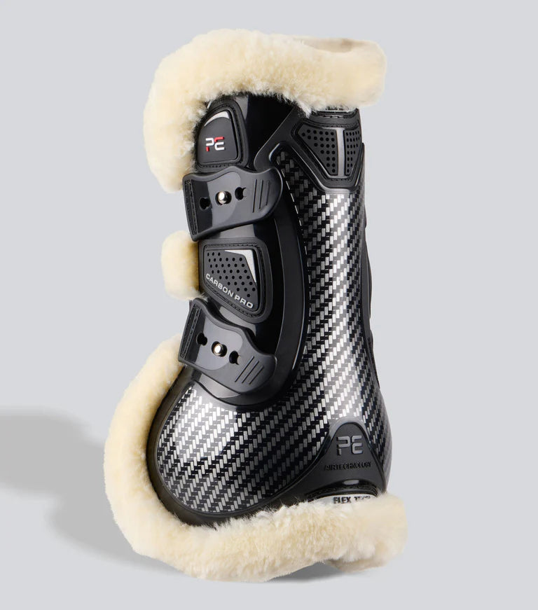 NEW PE Carbon PRO Merino Tendon and fetlock Jump Boots