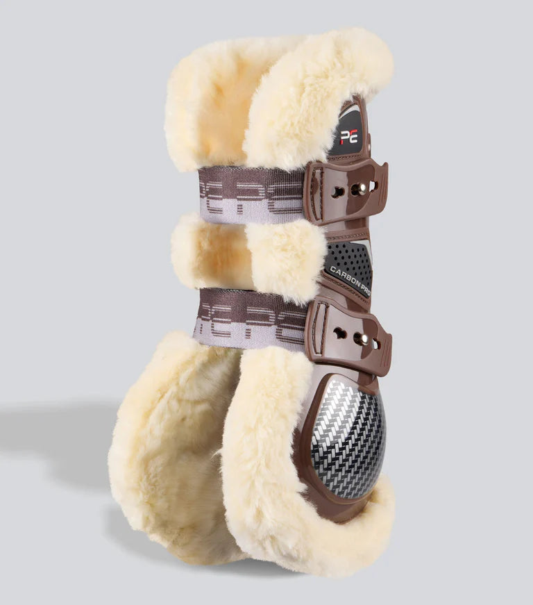 NEW PE Carbon PRO Merino Tendon and fetlock Jump Boots