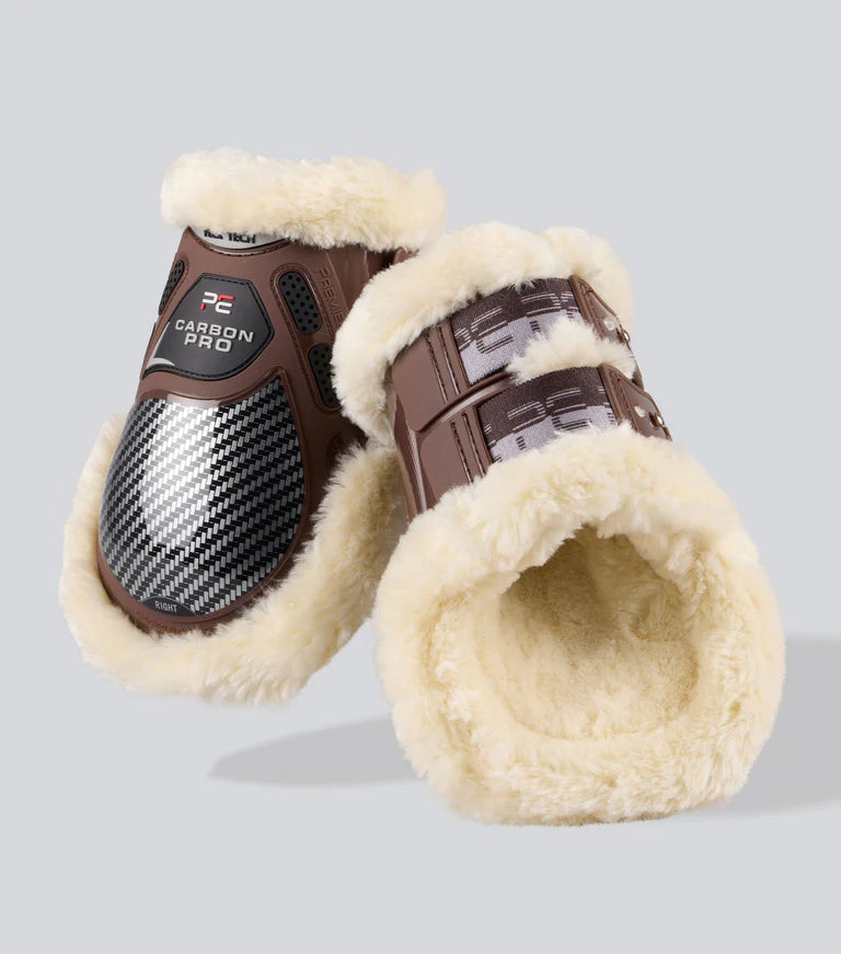 NEW PE Carbon PRO Merino Tendon and fetlock Jump Boots