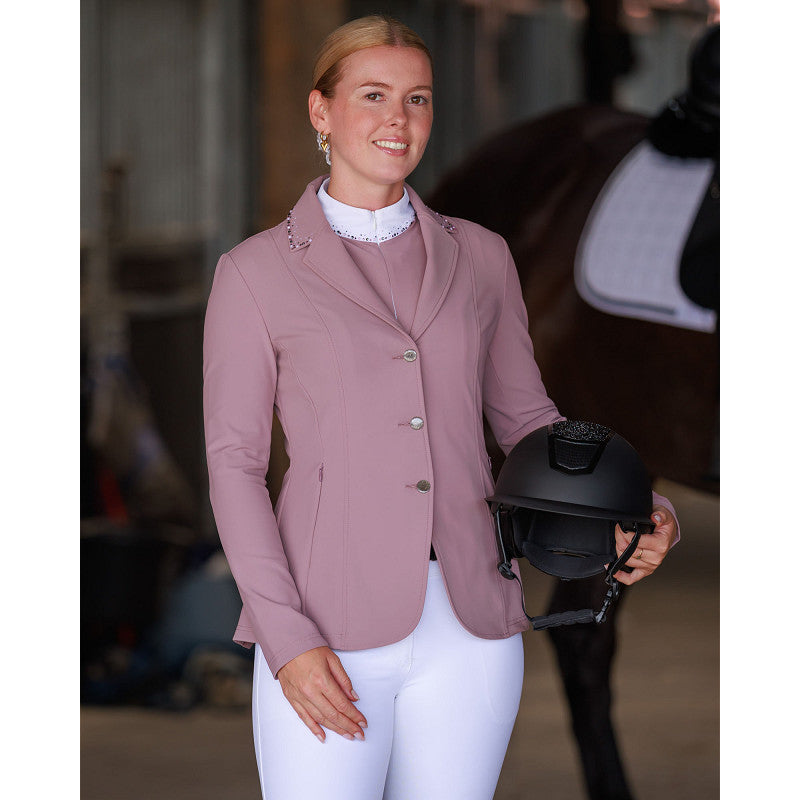 Harrys Horse Crystal Competition Jacket Mauve Pink