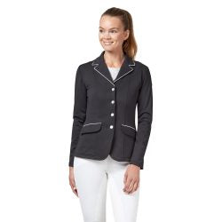 Tailored Soft Shell Riding Jacket Black Navy