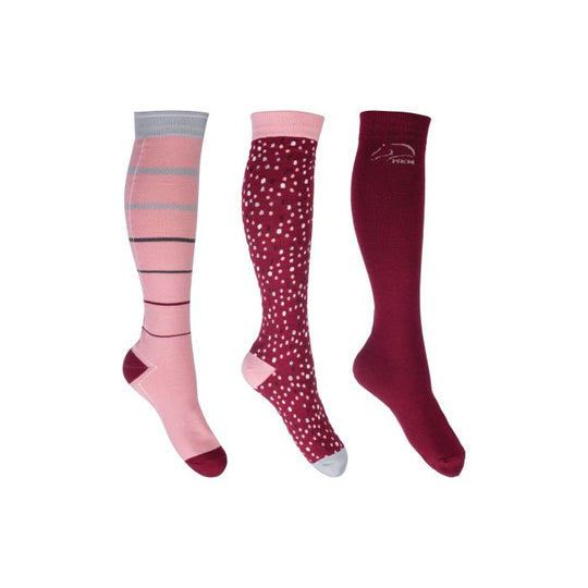 HKM Riding Socks Miami 3 Pk