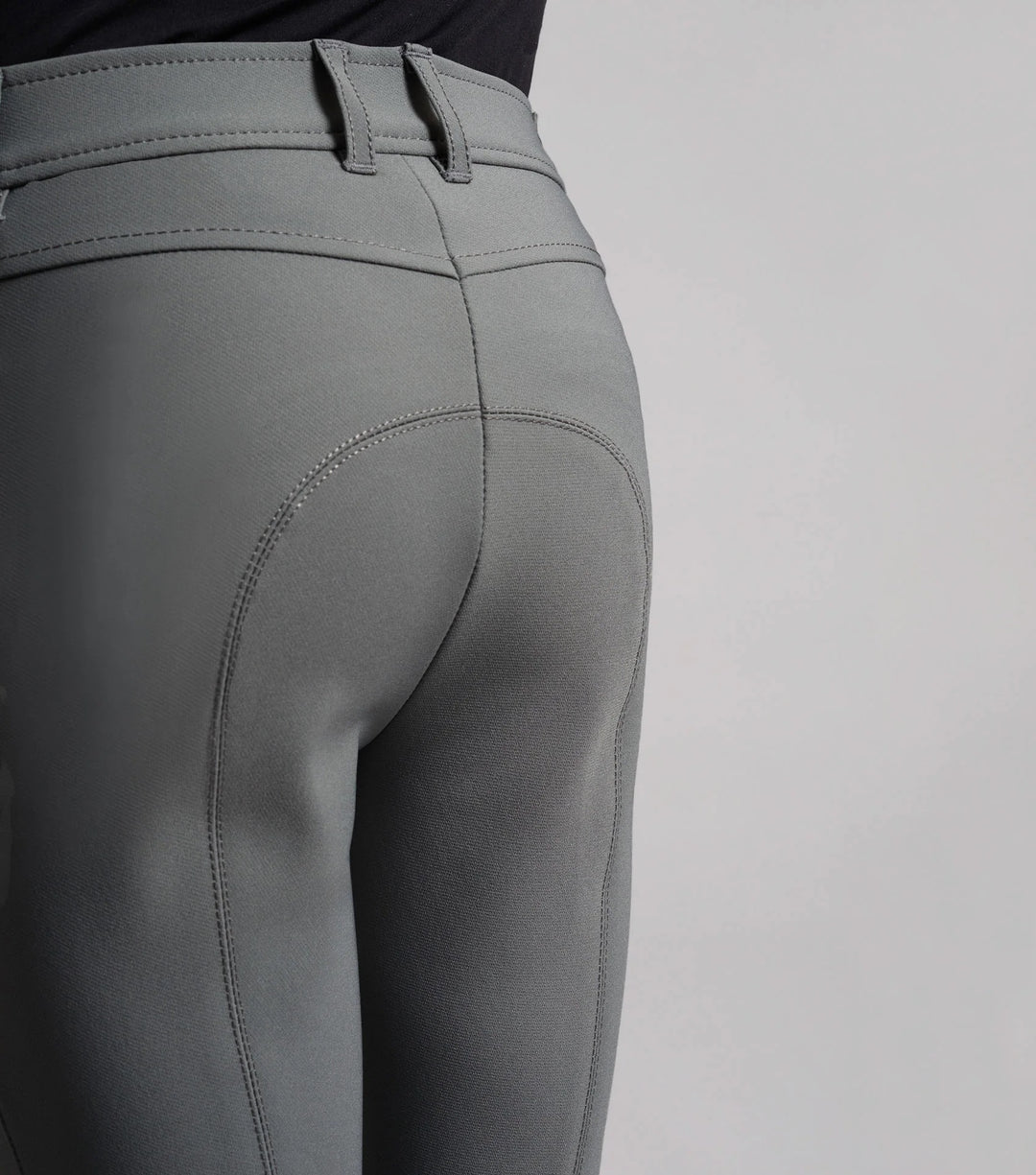 Boys Competition Breeches White Navy Grey