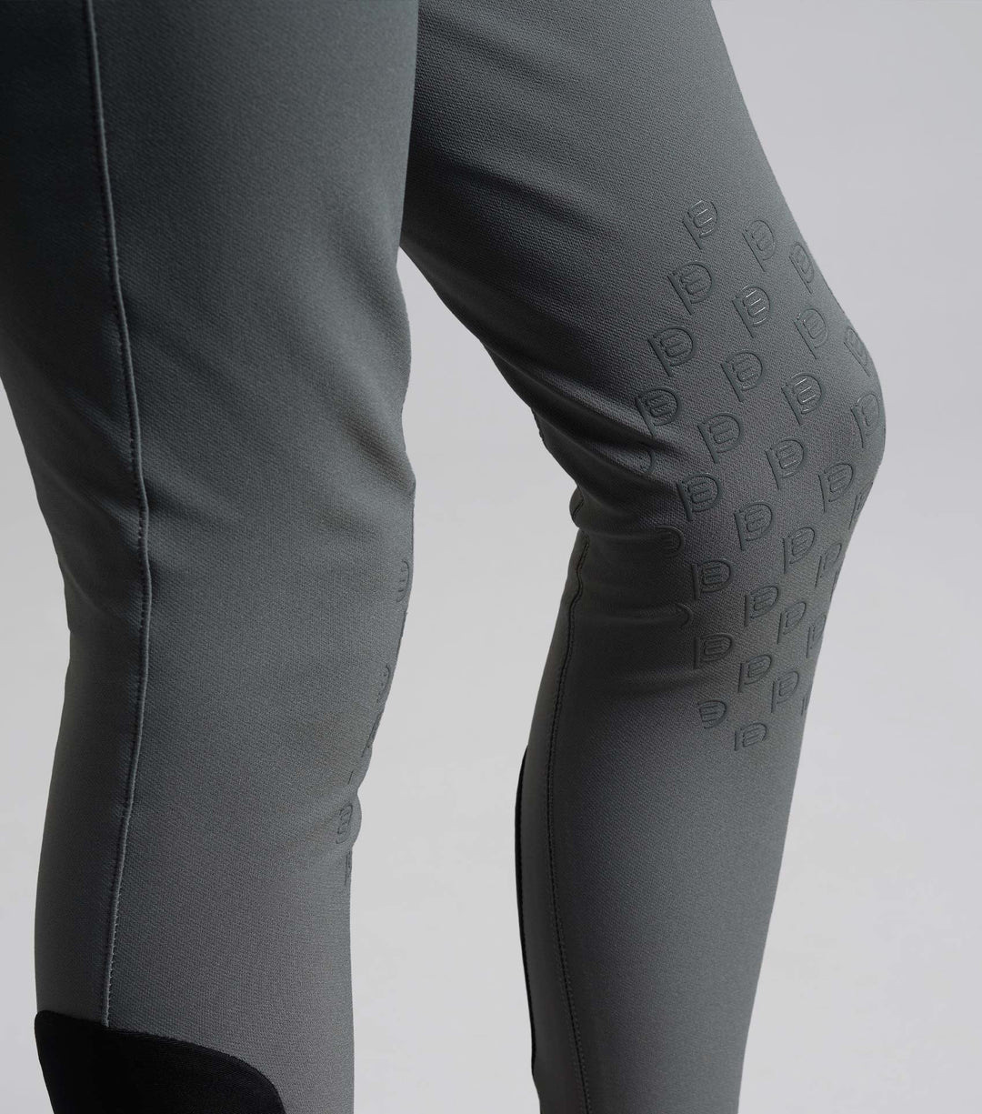 Boys Competition Breeches White Navy Grey