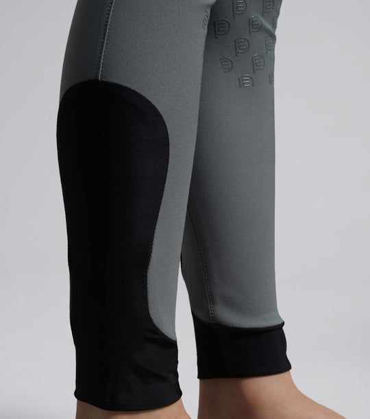 Boys Competition Breeches White Navy Grey