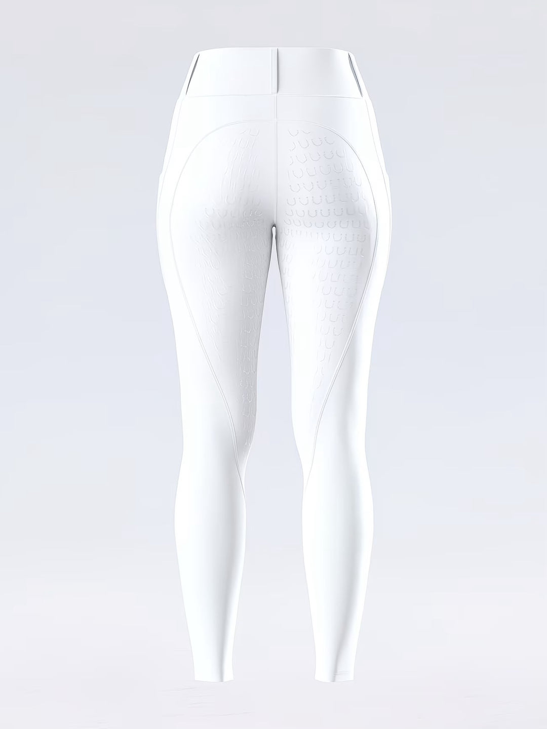 HOOF EQ Maggie Deluxe Breech Riding leggings Full seat Ivory White - HB Horsewear 