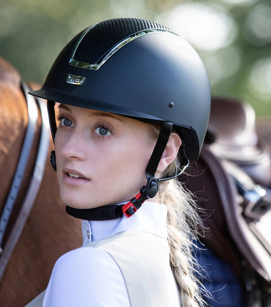 PE Centauri Riding Helmet Black 2029 Compliant