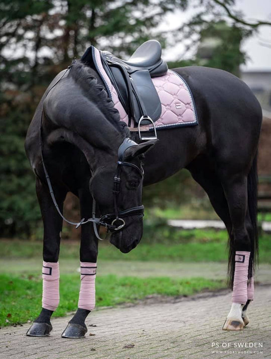 Dressage Saddle Monogram Pad Pink