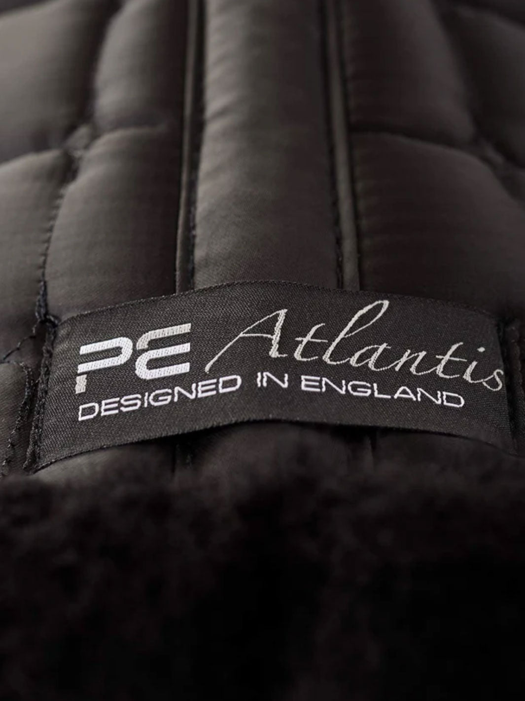 PE Atlantis CC Satin Merino Wool Dressage Square Black