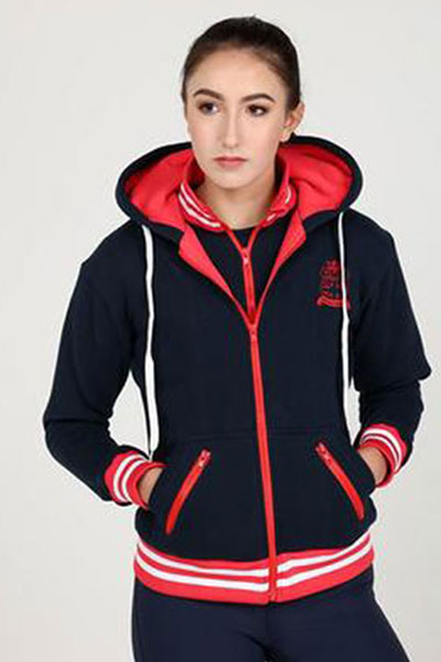 Chillout Navy Logo Hoodie