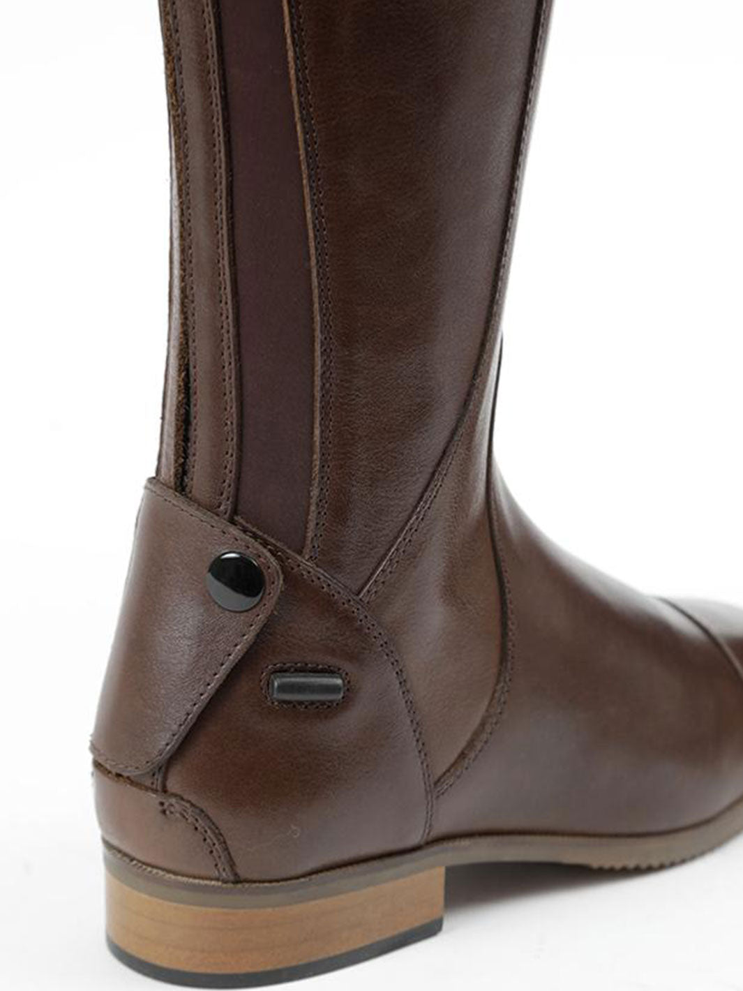 PE Mazziano Ladies Long Leather Dress Riding Boots Brown