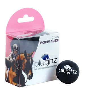 Plughz Equine Earplugs  2 Pair Pack Pony Horse Warmblood