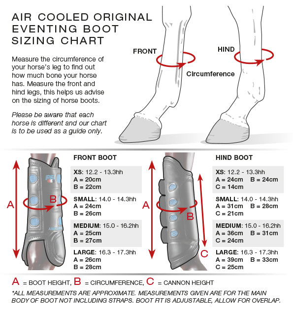 Air-Cooled Original Eventing Boots Front
