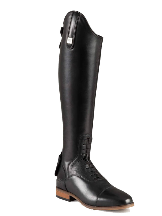 PE Bilancio Ladies Long Leather Field Tall Riding Boots Black