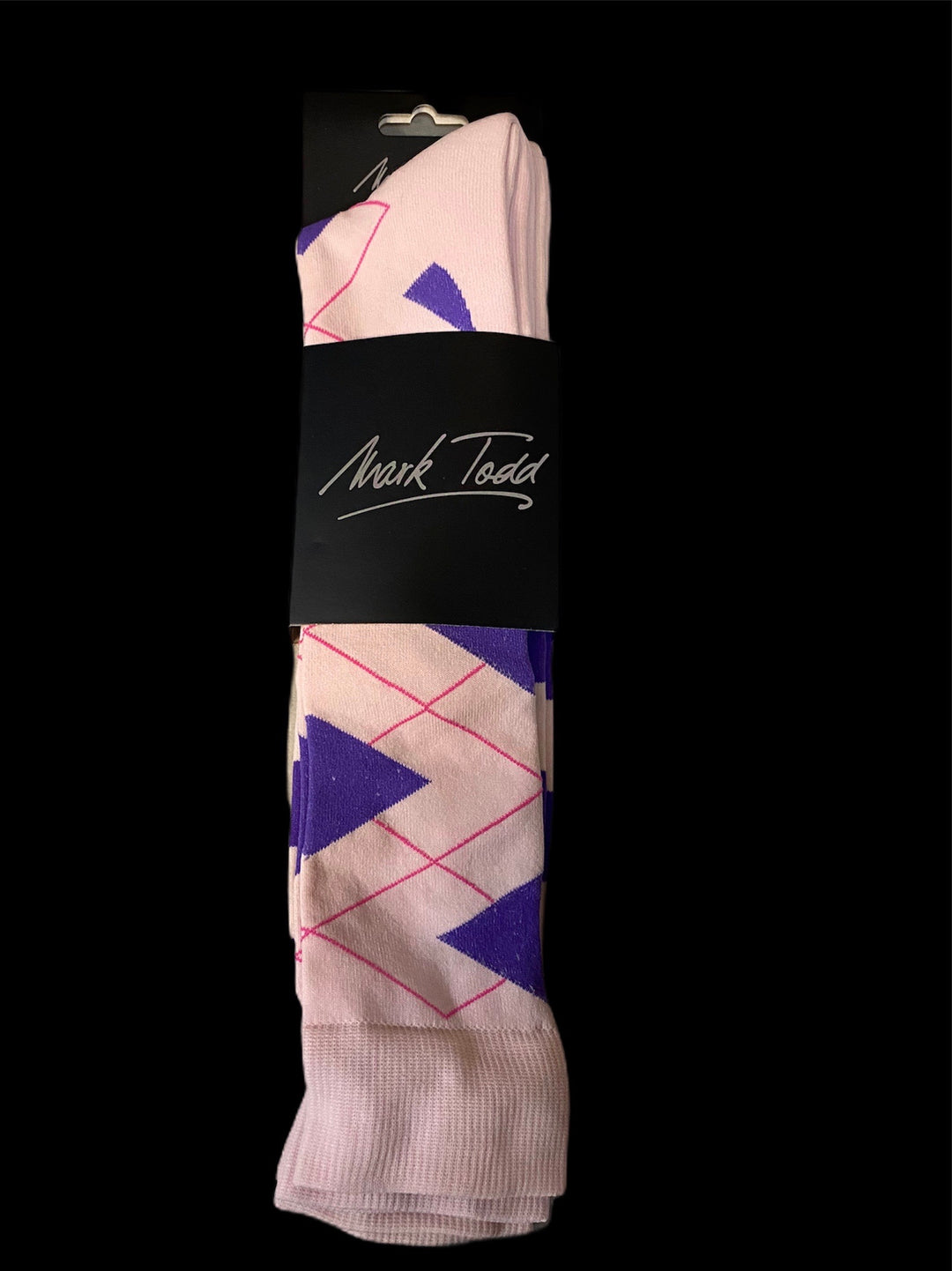 Mark Todd Riding Socks Twin Pack Ladie Argyle And Stripe