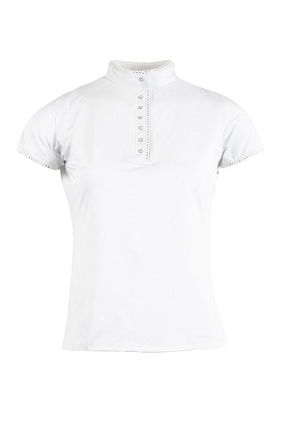 Montar Candy White Shirt With Crystals