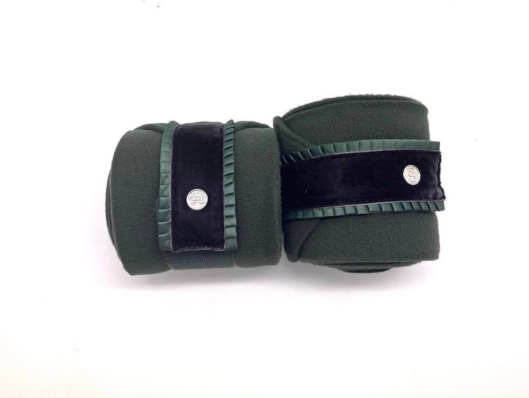 PSOS Polo Bandages Ruffle Forest Hunter Green