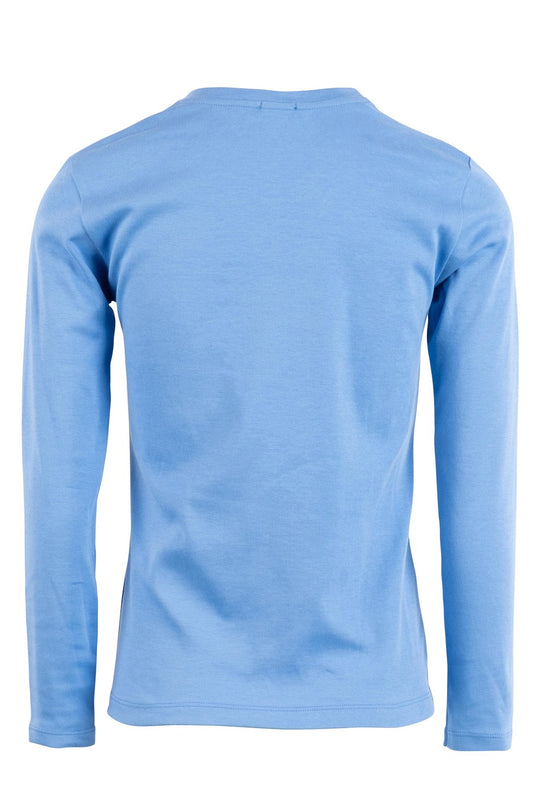 Montar Shirley Sequin Logo Shirt -Light Blue
